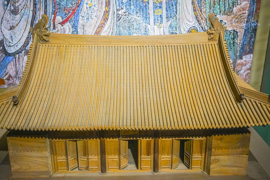 永乐宫重阳殿建筑模型
