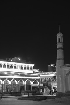 喀什夜景
