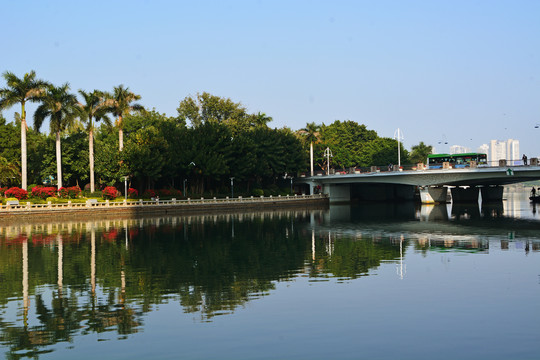 厦门白鹭洲公园风景