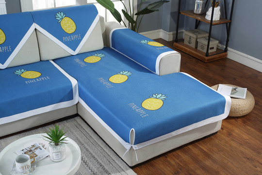 北欧沙发菠萝图案沙发垫