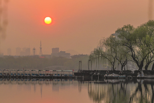 大明湖之晨
