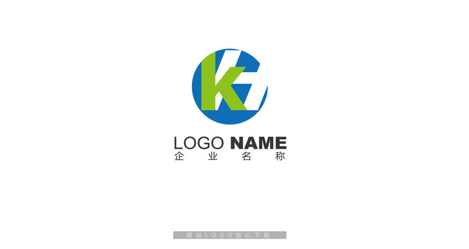 kh字母logo