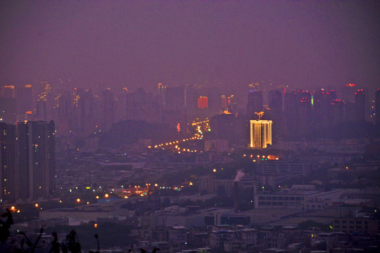 漳州城市夜色