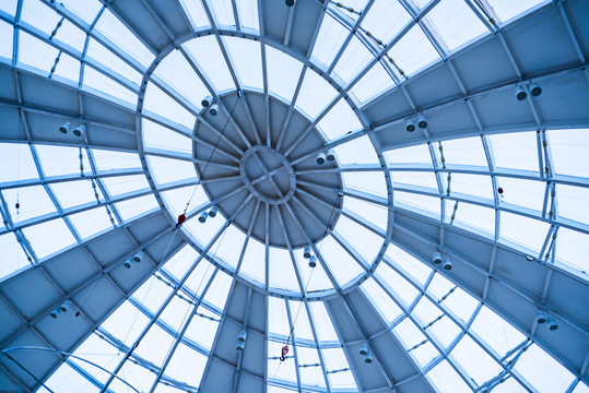 球形钢结构透明瓦采光屋顶