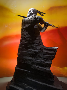 重庆中国三峡博物馆巴蔓子塑像