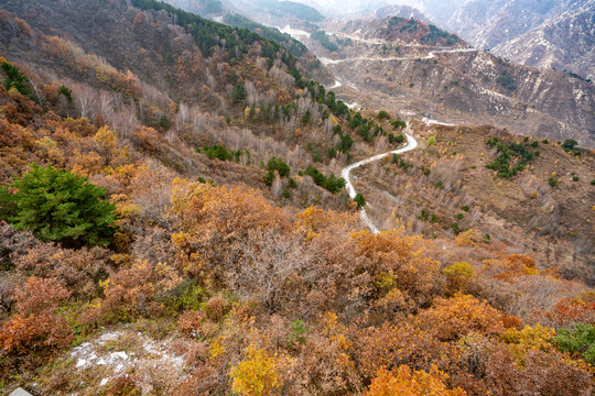 中国河北省白石山景区风景