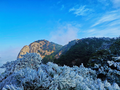 雪后九华