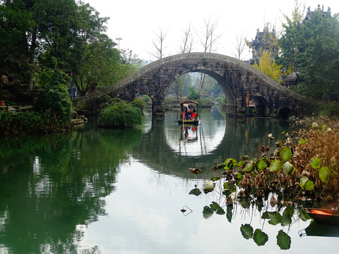 黄龙溪水景观