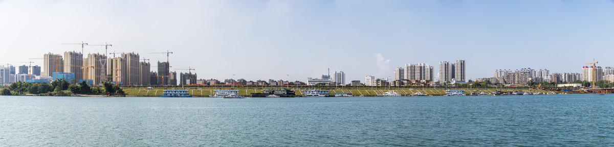 柳州高清宽幅楼房江景