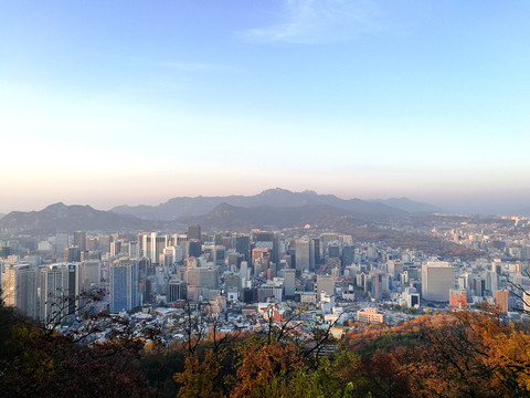 首尔市全景
