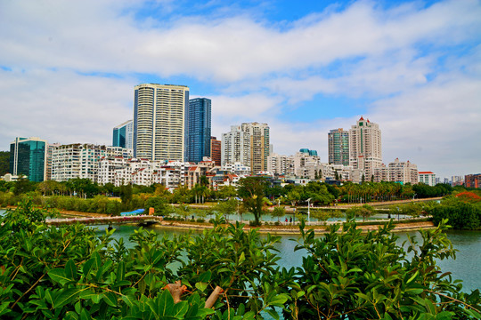 厦门海湾公园风景