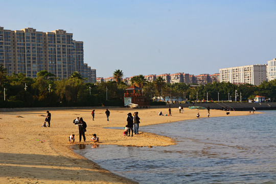 厦门五缘湾海滩