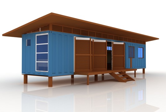 集装箱木屋模型设计