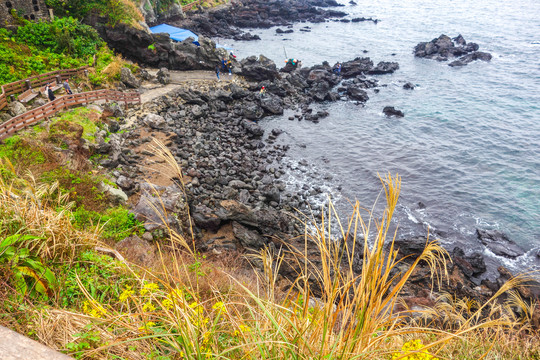 济州岛龙头岩