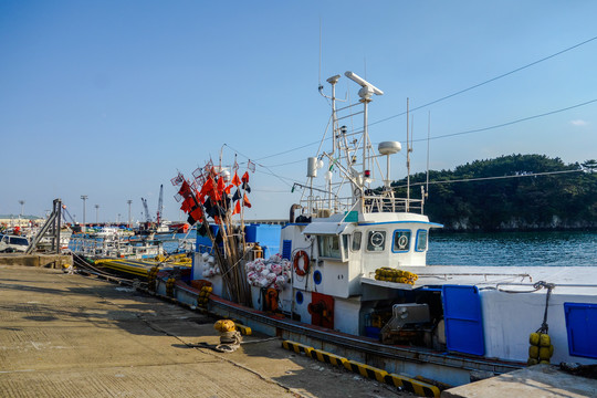 济州西归浦渔船