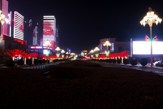 春节街景