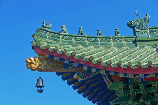 中式传统屋顶装饰