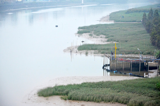广州郊区河涌