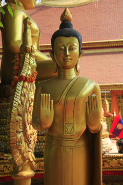 老挝西蒙寺佛像