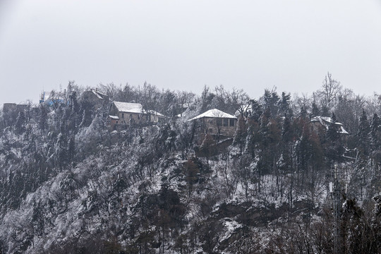 冬季鸡公山风光