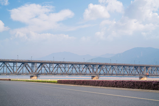 浙江杭州城市建筑和道路交通