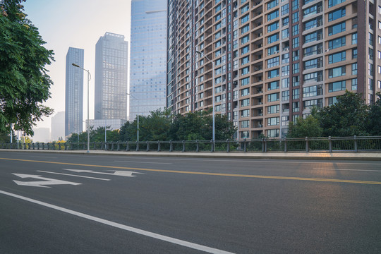 浙江杭州城市建筑和道路交通