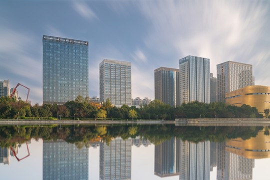 浙江杭州城市建筑和市民广场