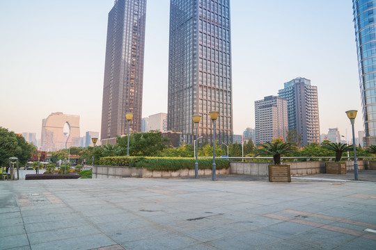 浙江杭州城市建筑和市民广场