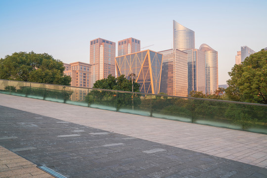 浙江杭州城市建筑和市民广场