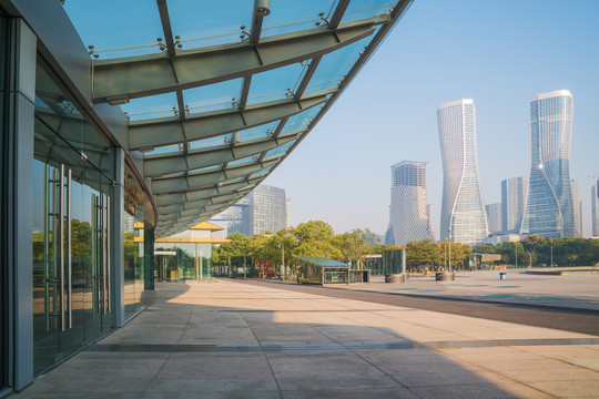 浙江杭州城市建筑和市民广场