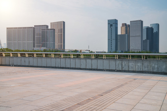 浙江杭州城市建筑和道路交通