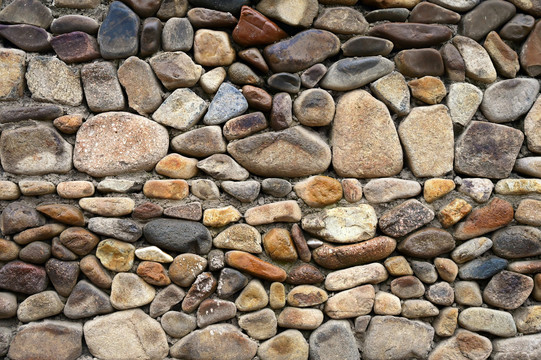乡村民居石头墙背景