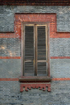 上海老房子木窗