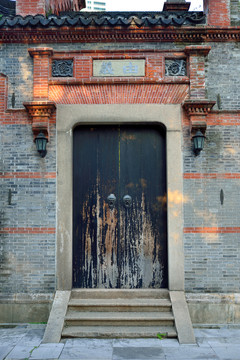 中式老建筑木门