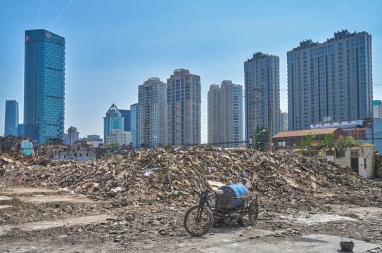 上海拆迁工地