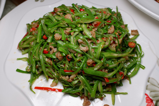 四季豆碎肉