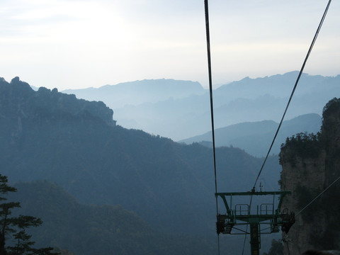 湖南湘西张家界黄石寨天子山风景