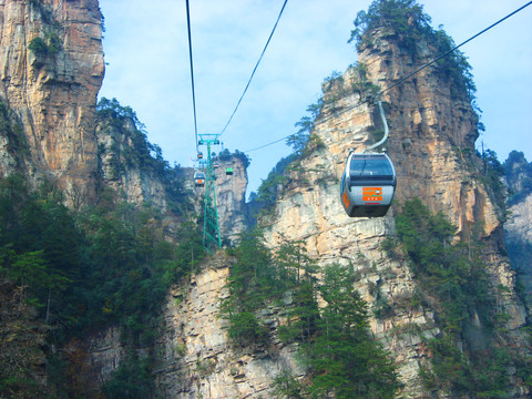 湖南湘西张家界黄石寨天子山风景