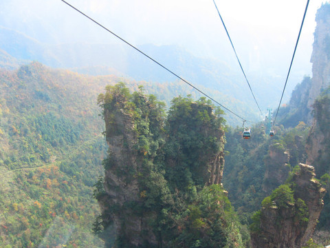 湖南湘西张家界黄石寨天子山风景