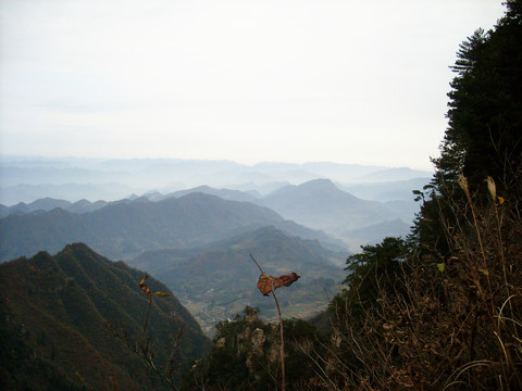 湖南湘西张家界黄石寨天子山风景