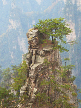 湖南湘西张家界黄石寨天子山风景