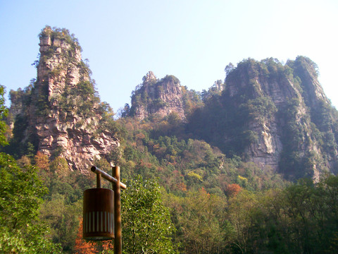 湖南湘西张家界黄石寨天子山风景