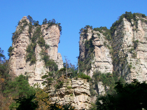 湖南湘西张家界黄石寨天子山风景