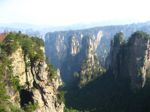 湖南湘西张家界黄石寨天子山风景