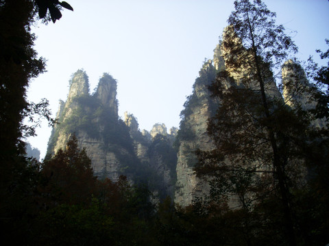 湖南湘西张家界黄石寨天子山风景