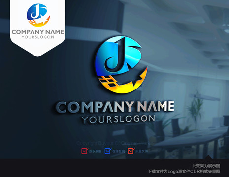 JD字母logo设计