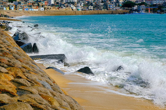 海边浪花