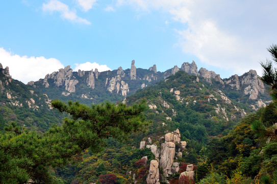 崂山山体地貌