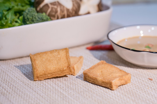 麻辣烫配菜豆腐