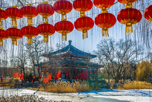 北京圆明园鉴碧亭